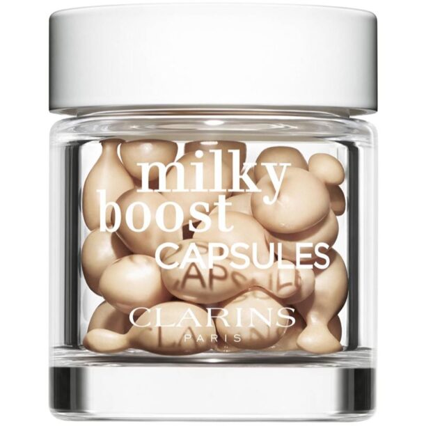 Clarins Milky Boost Capsules make-up pentru luminozitate capsule culoare 01 30x0