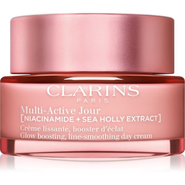 Clarins Multi-Active Day Cream All Skin Types cremă pentru netezirea și strălucirea pielii pentru toate tipurile de ten 50 ml preţ