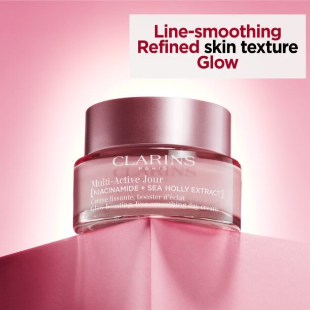 Original Clarins Multi-Active Day Cream All Skin Types cremă pentru netezirea și strălucirea pielii pentru toate tipurile de ten 50 ml