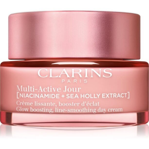 Clarins Multi-Active Day Cream Dry Skin cremă pentru netezirea și strălucirea pielii pentru tenul uscat 50 ml preţ