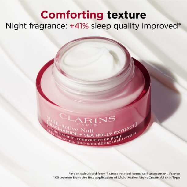 Cumpăra Clarins Multi-Active Night Cream All Skin Types cremă de noapte anti-îmbătrânire pentru toate tipurile de ten 50 ml