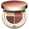 Clarins Ombre 4 Colour Eye Palette paletă cu farduri de ochi pentru un efect de lunga durata culoare 03 - Flame Gradation 4