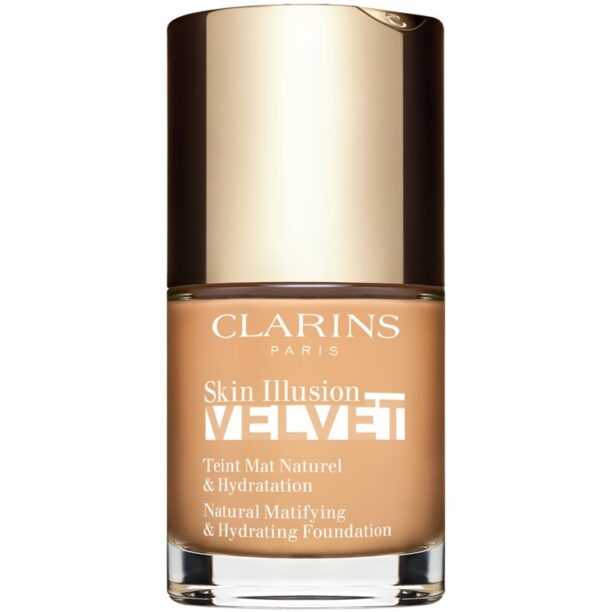 Clarins Skin Illusion Velvet machiaj lichid cu un finisaj mat cu efect de nutritiv culoare 108W 30 ml preţ