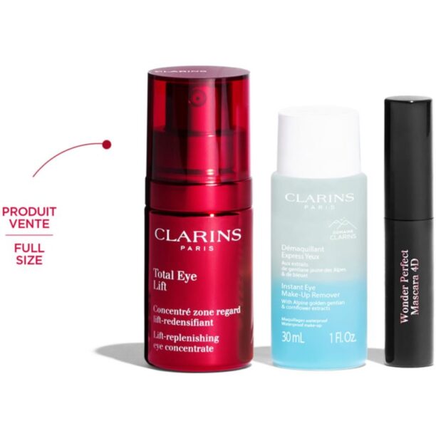 Preţ Clarins Total Eye Collection set cadou zona ochilor 01 Perfect Black