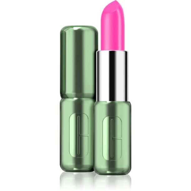 Clinique Pop™ Longwear Lipstick Satin ruj satinat culoare Delicious Pink 3.9 g