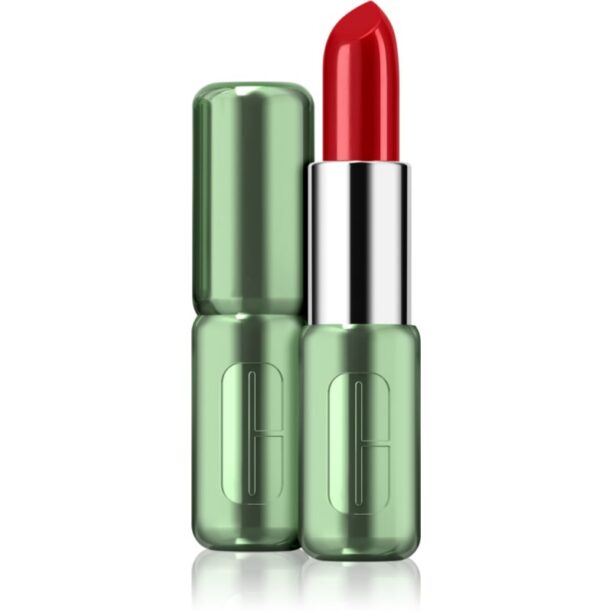 Clinique Pop™ Longwear Lipstick Shine ruj strălucitor culoare Cherry Pop 3.9 g