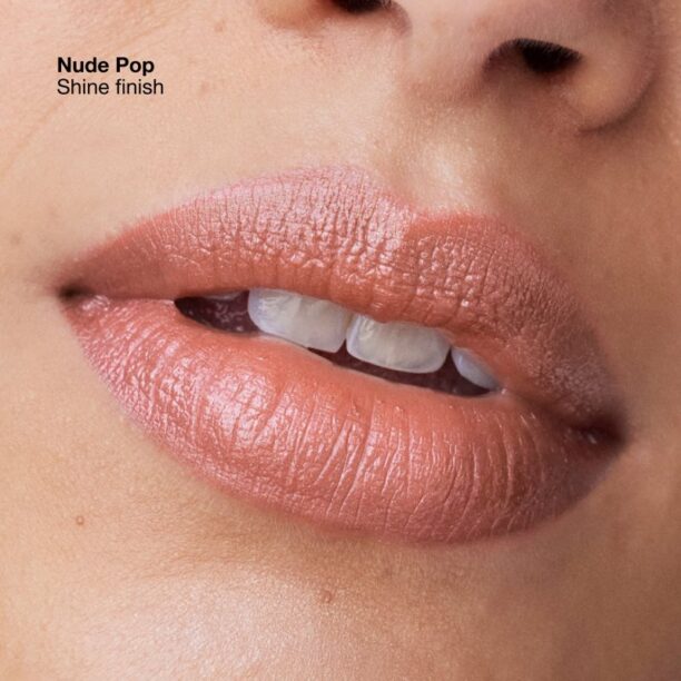 Cumpăra Clinique Pop™ Longwear Lipstick Shine ruj strălucitor culoare Nude Pop 3.9 g