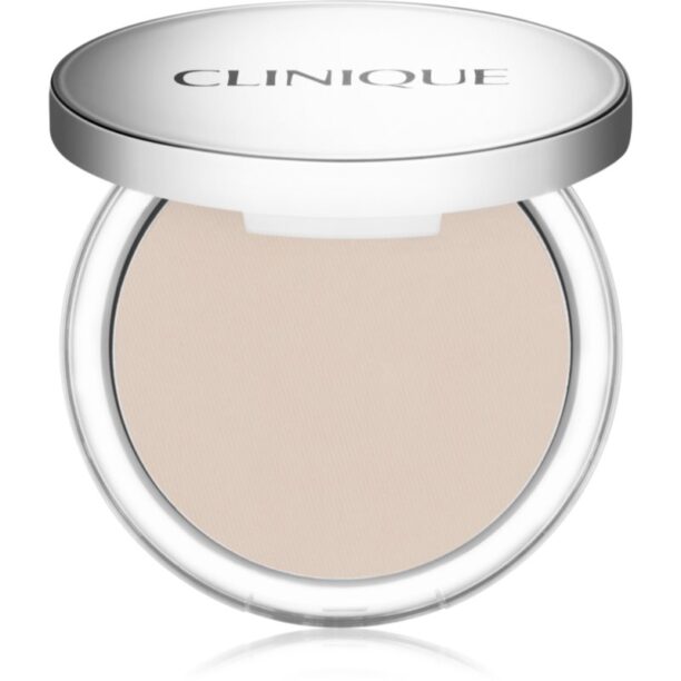 Clinique Stay-Matte Sheer Pressed Powder pudra matuire pentru ten gras culoare 01 Stay Buff 7