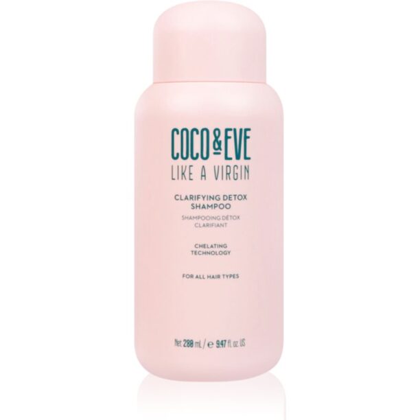 Coco & Eve Like A Virgin Clarifying Detox Shampoo curatarea profunda a scalpului cu efect detoxifiant 288 ml preţ