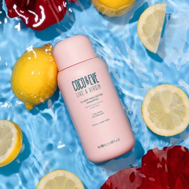 Original Coco & Eve Like A Virgin Clarifying Detox Shampoo curatarea profunda a scalpului cu efect detoxifiant 288 ml