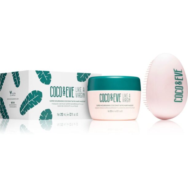 Coco & Eve Like A Virgin Super Nourishing Coconut & Fig Hair Masque set pentru un aspect perfect al parului preţ