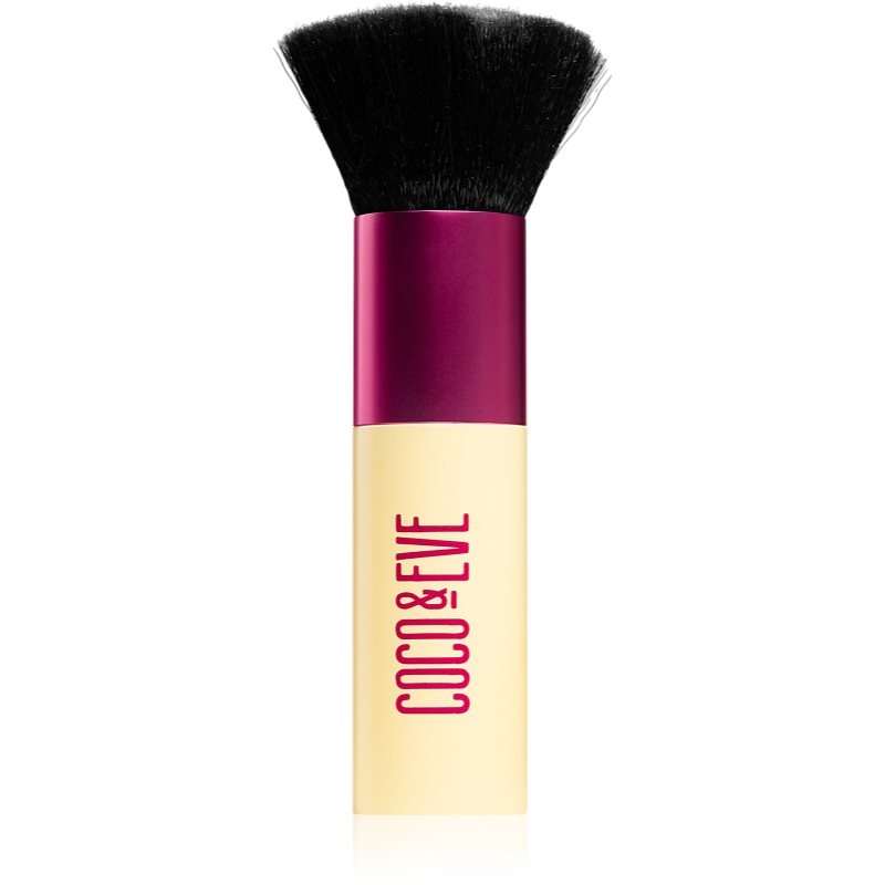 Coco & Eve Sunny Honey Deluxe Vegan Kabuki Brush Perie Kabuki machiaj corp si fata 1 buc preţ
