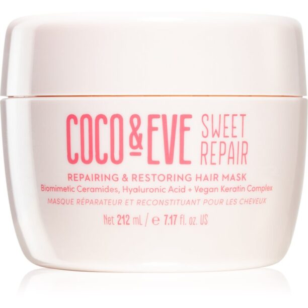 Coco & Eve Sweet Repair Repairing & Restoring Hair Mask masca hidratanta pentru intarire si stralucire 212 ml