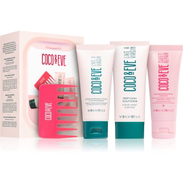 Coco & Eve Travel Hair Kit Seturi pentru voiaj pentru păr preţ