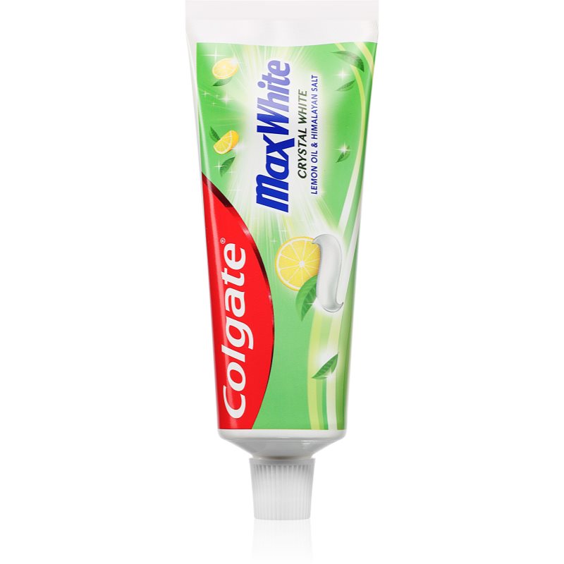 Colgate Max White Crystal White pastă de dinți naturală Lemon Oil & Himalayian Salt 75 ml