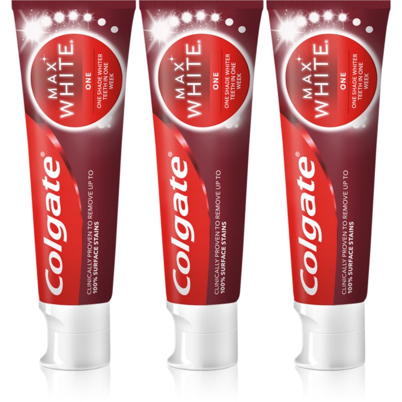 Colgate Max White One pasta de dinti pentru albire 3x75 ml