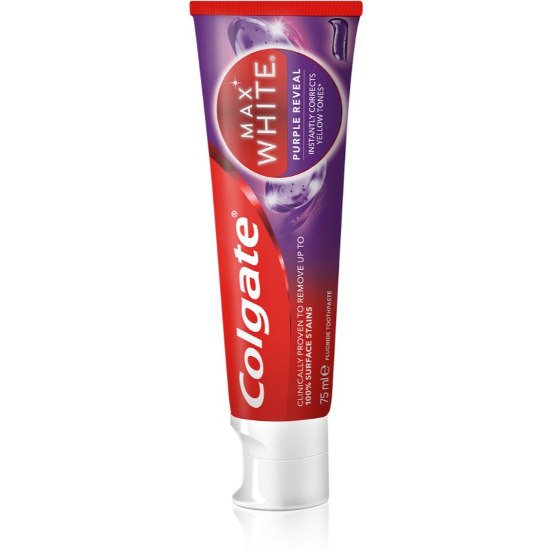 Colgate Max White Purple Reveal pastă de dinți revigorantă 75 ml preţ