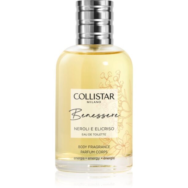 Collistar Benessere Neroli and Helichrysum Eau de Toilette pentru femei 100 ml preţ