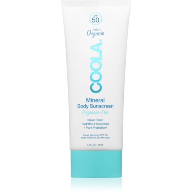 Coola Fragrance Free crema de corp pentru protectie solara SPF 50 148 ml