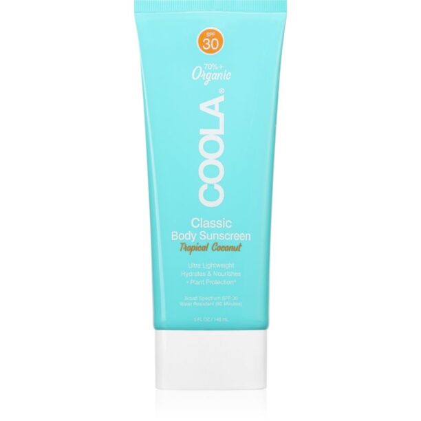 Coola Tropical Coconut crema de corp pentru protectie solara SPF 30 148 ml