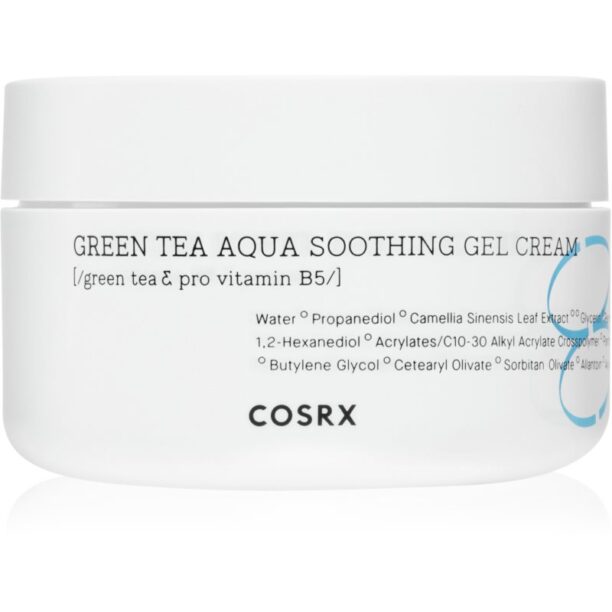 Cosrx Green Tea Aqua Soothing crema gel pentru hidratare. cu efect calmant 50 ml