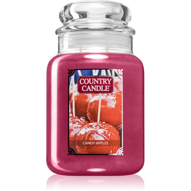 Country Candle Candy Apples lumânare parfumată 680 g