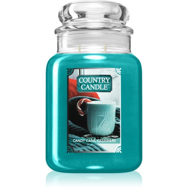 Country Candle Candy Cane Cashmere lumânare parfumată 680 g