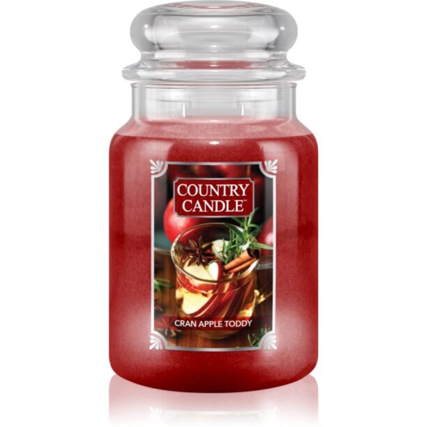 Country Candle Cran Apple Toddy lumânare parfumată 680 g