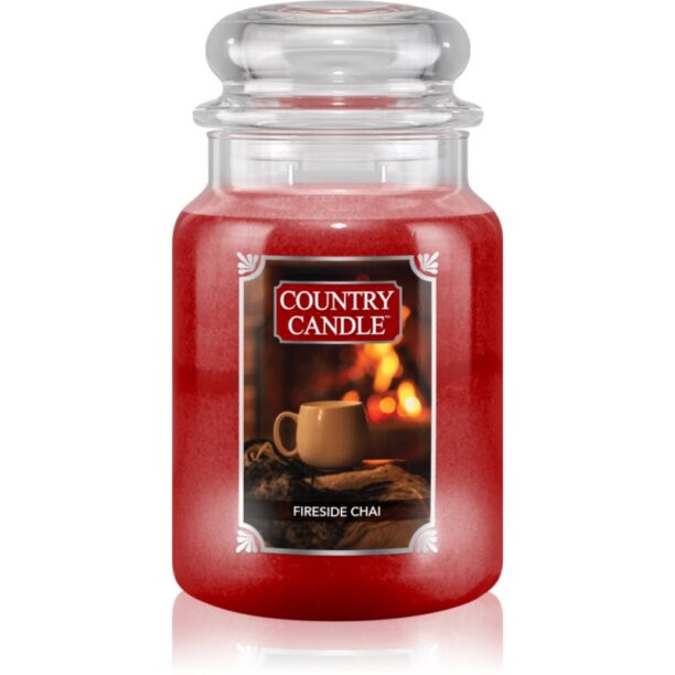 Country Candle Fireside Chai lumânare parfumată 680 g