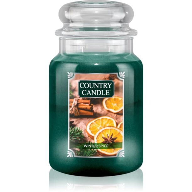 Country Candle Winter Spice lumânare parfumată 680 g