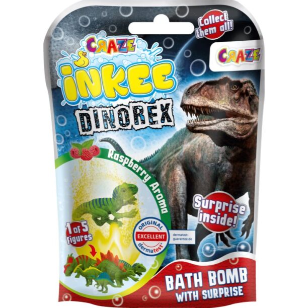 Craze INKEE Dino bombă de baie pentru copii 1 buc preţ