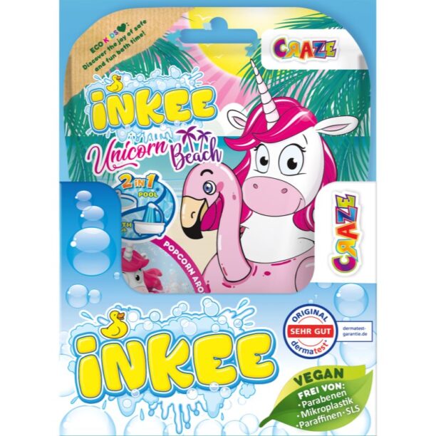 Craze INKEE Unicorn Beach bombă de baie pentru copii 1 buc preţ