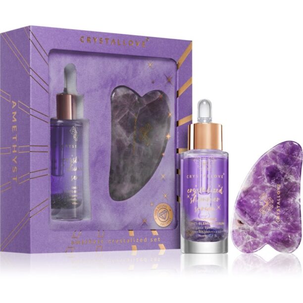 Crystallove Crystalized Amethyst Set set pentru îngrijirea pielii preţ