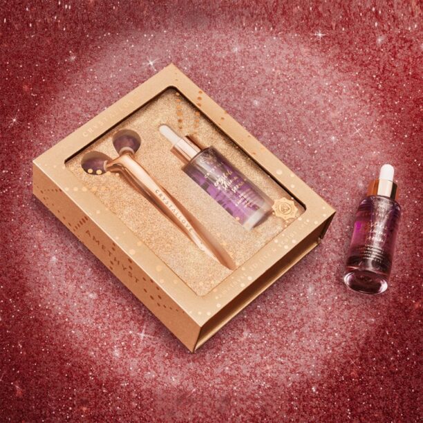 Cumpăra Crystallove Golden Amethyst 3D Lift & Sculpt Set set pentru o piele perfecta