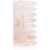 Crystallove Rose Quartz Comb accesoriu de masaj de par si de corp