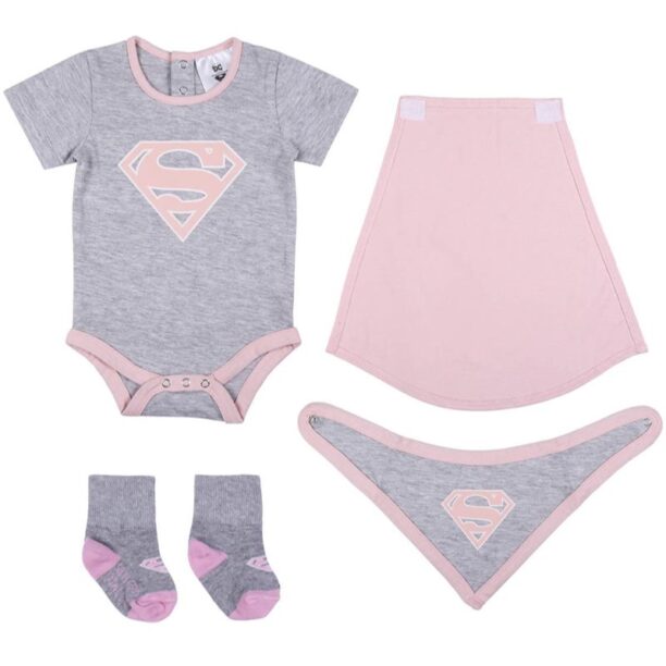 DC Comics Superheroe Girls set cadou pentru bebeluși 6-12m preţ