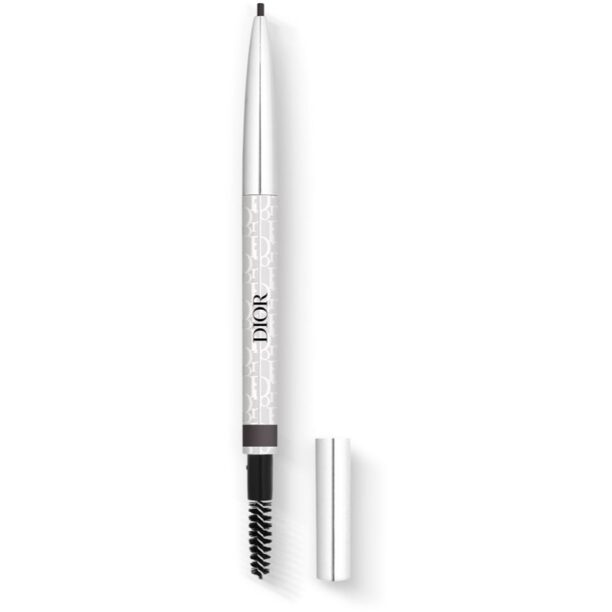 DIOR Diorshow Brow Styler creion pentru sprancene cu pensula culoare 032 Dark Brown 0