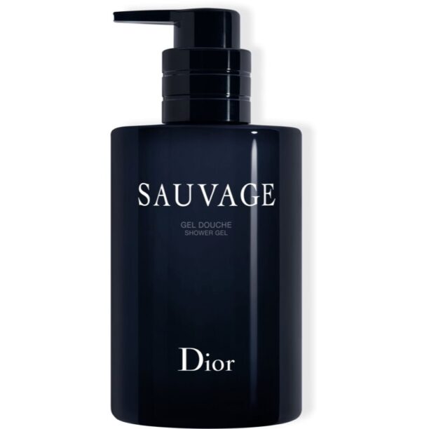 DIOR Sauvage gel parfumat pentru duș cu pompa pentru bărbați 250 ml preţ