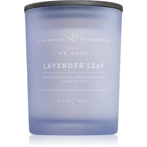 DW Home Charming Farmhouse Lavender Leaf lumânare parfumată 414 g