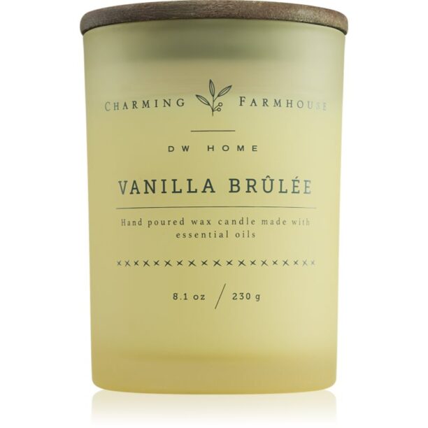 DW Home Charming Farmhouse Vanilla Brûlée lumânare parfumată 230 g