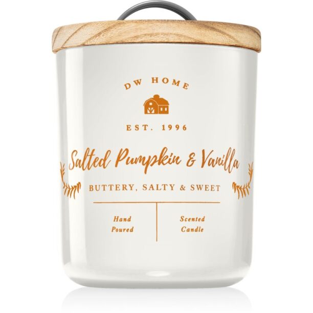 DW Home Farmhouse Salted Pumpkin & Vanilla lumânare parfumată 241 g