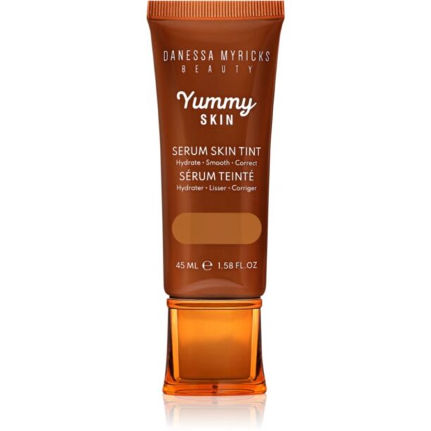 Danessa Myricks Beauty Yummy Skin Serum Skin Tint fond de ten hidratant si catifelant culoare 11 - Tan to Dark Skin with Neutral Olive Undertones 45 m preţ