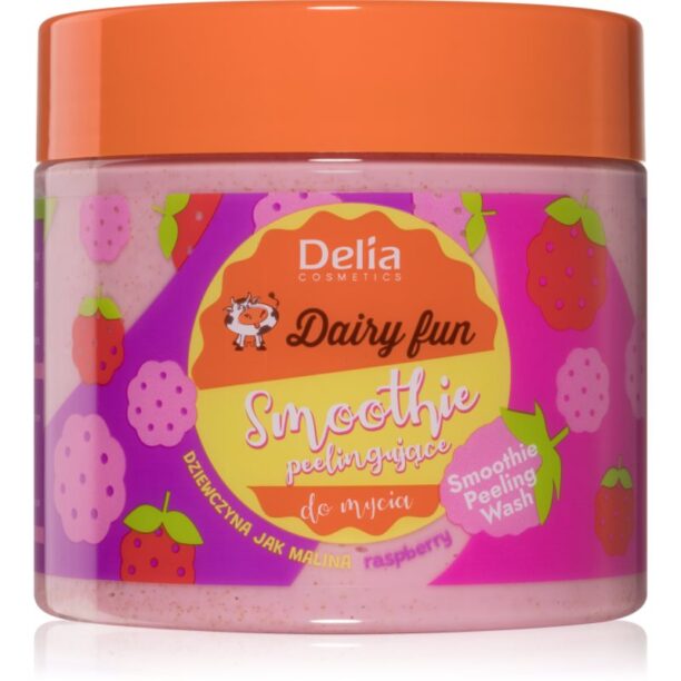 Delia Cosmetics Dairy Fun exfoliant pentru corp Raspberry 350 g