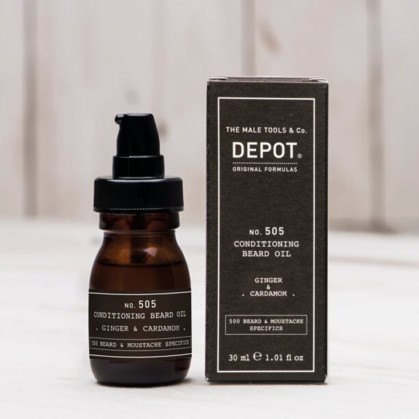 Cumpăra Depot No. 505 Conditioning Beard Oil ulei pentru barba Ginger & Cardamom 30 ml