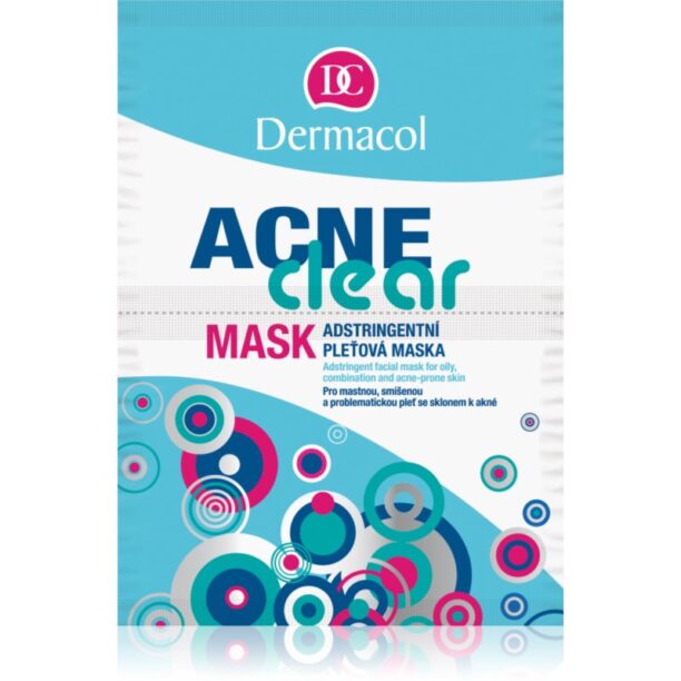 Dermacol Acne Clear mască pentru față pentru ten acneic 2x8 g preţ