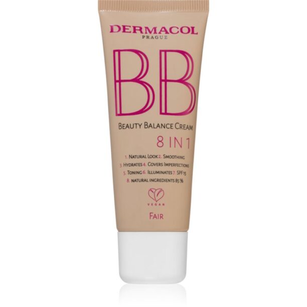 Dermacol Beauty Balance cremă BB cu efect de hidratare SPF 15 N.1 Fair 30 ml preţ