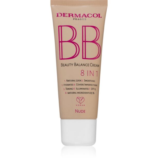 Dermacol Beauty Balance cremă BB cu efect de hidratare SPF 15 N.2 Nude 30 ml preţ