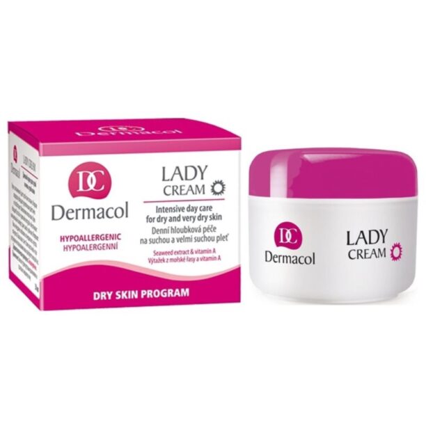 Cumpăra Dermacol Dry Skin Program Lady Cream crema de zi uscata si foarte uscata 50 ml