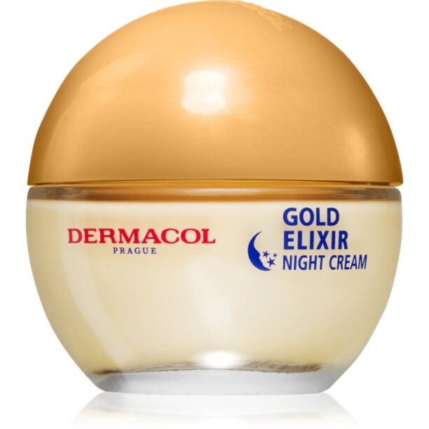 Dermacol Gold Elixir crema de noapte pentru reintinerire cu caviar 50 ml preţ