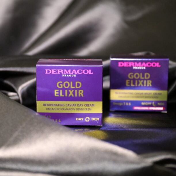 Preţ Dermacol Gold Elixir crema de noapte pentru reintinerire cu caviar 50 ml